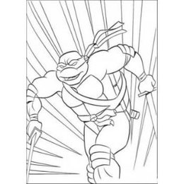 动漫人物简笔画 五张忍者神龟简笔画图片