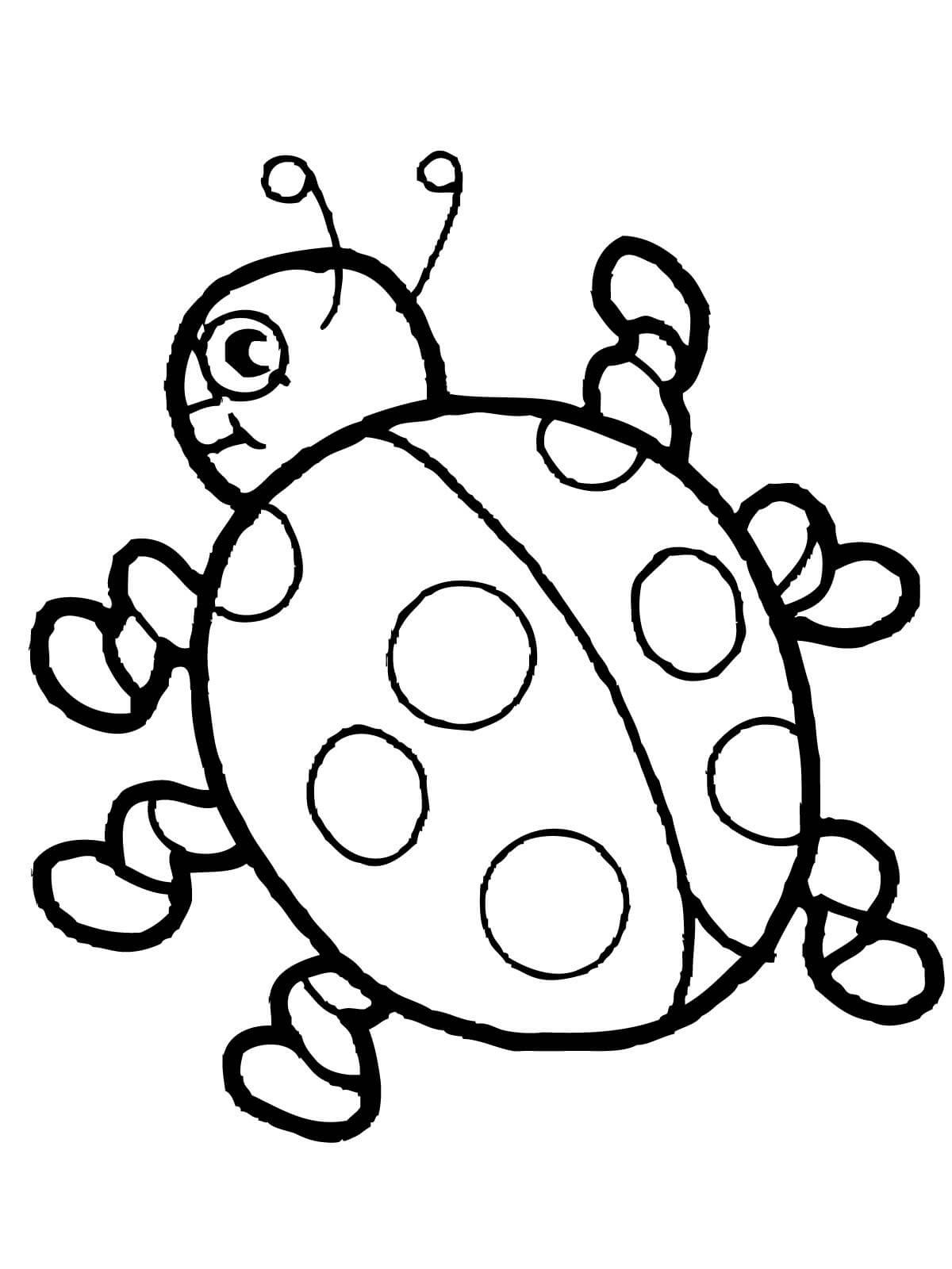 4-5岁简笔画优秀作品 七星瓢虫怎么画简单又好看（儿童洗澡的图片绘画） - 有点网 - 好手艺