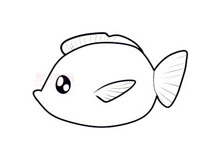 儿童简笔画鱼的画法 教你如何画鱼简笔画
