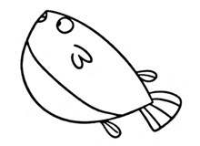 如何画大刀鱼才好看 来学大刀鱼简笔画步骤
