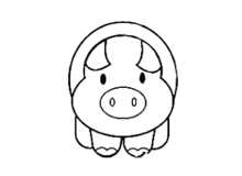 5步怎么画小猪 小猪简笔画教程