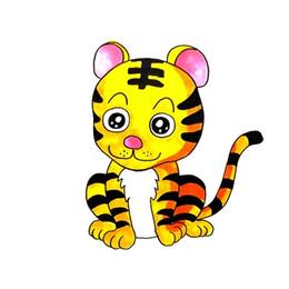 可爱的小老虎简笔画怎么画图？