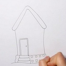 有色小房子的简笔画怎么画？