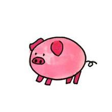 幼儿园小猪简笔画怎么画简单可爱？