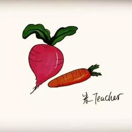 蔬菜萝卜简笔画教程图片