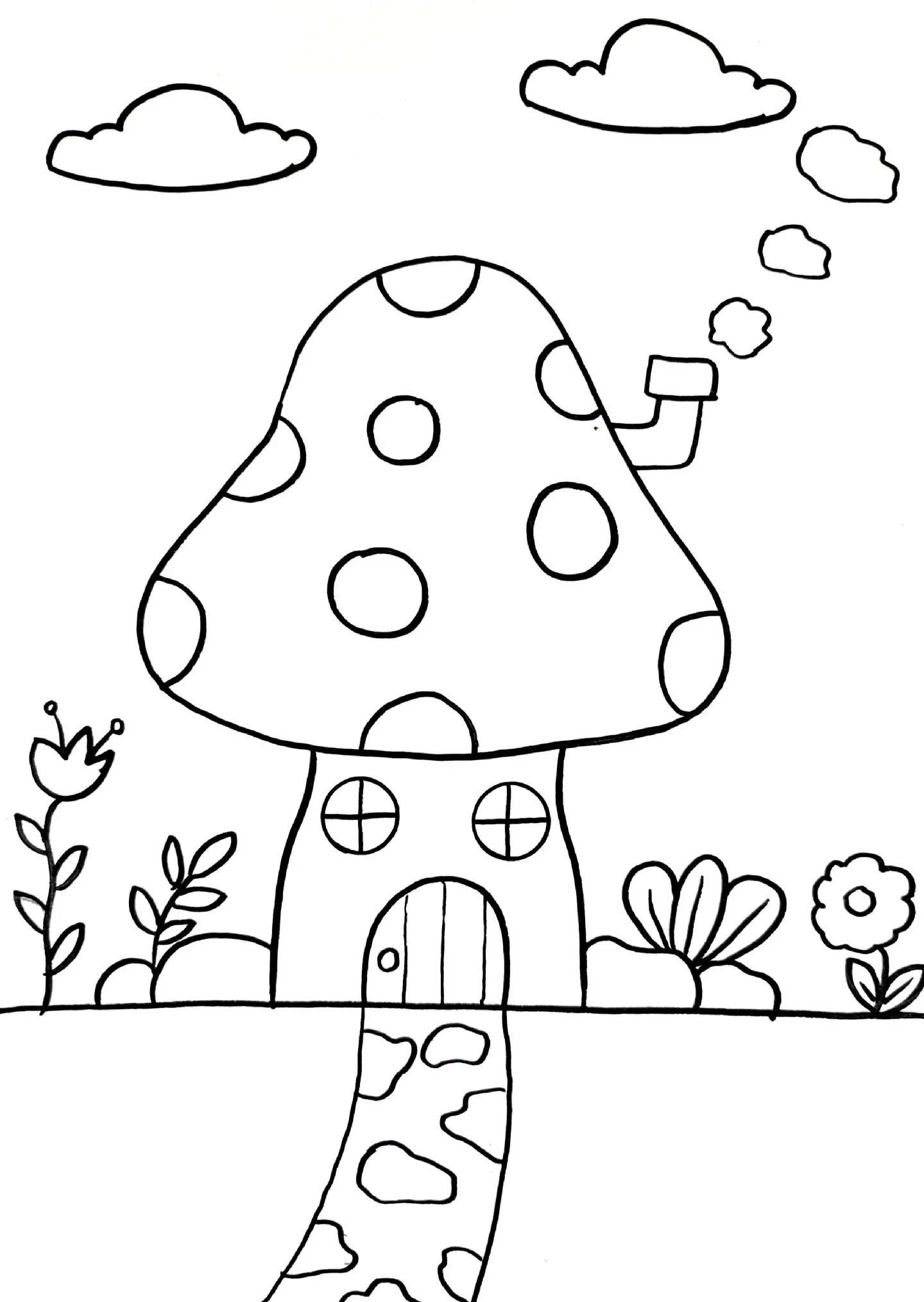 水彩蘑菇房子插画图片素材_ID:371343224-Veer图库