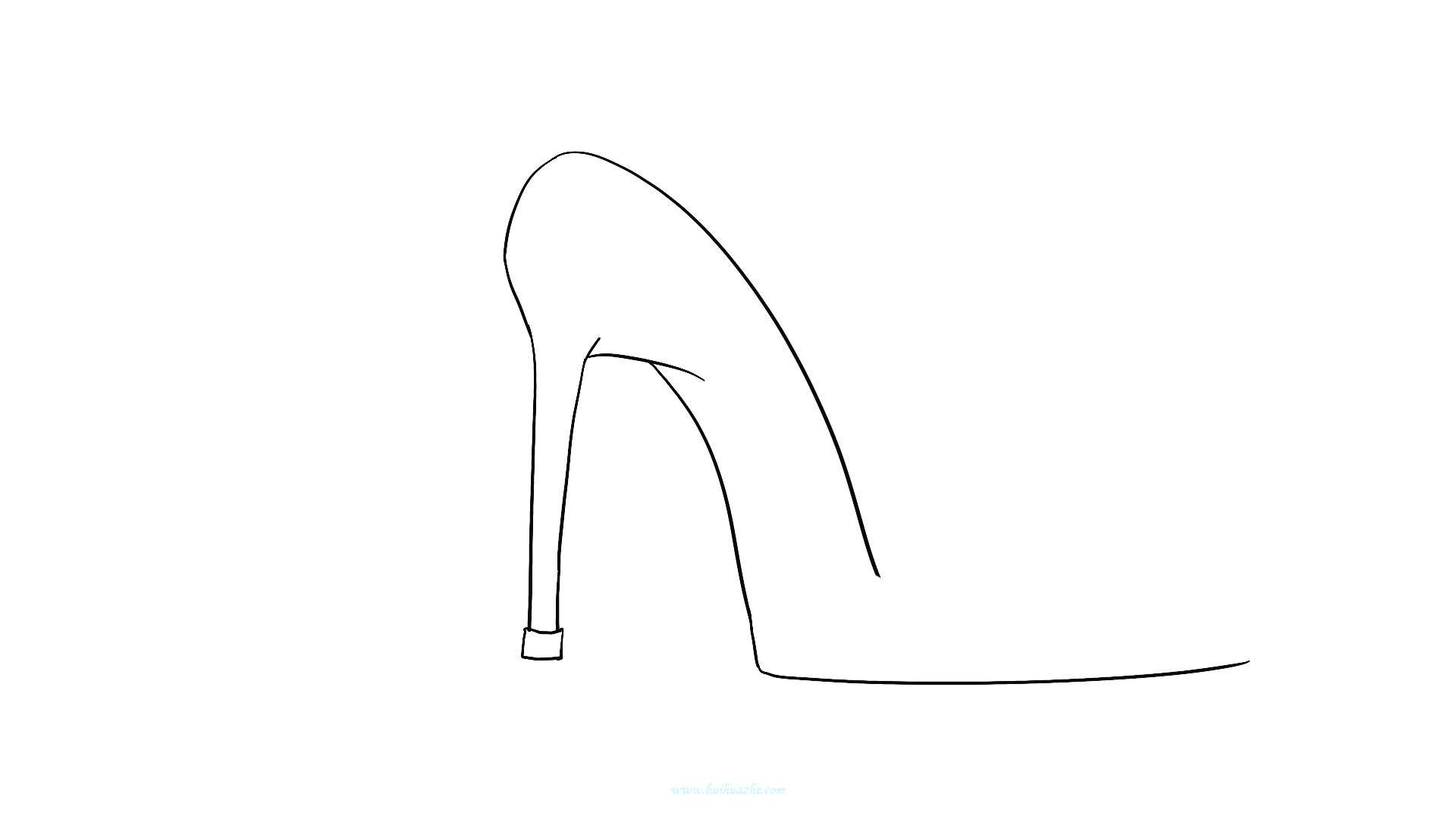 女鞋圆珠笔素描,许俊永--鞋业设计师网