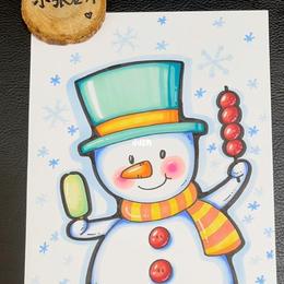 兒童簡筆畫雪人 兒童簡筆畫雪人圖片