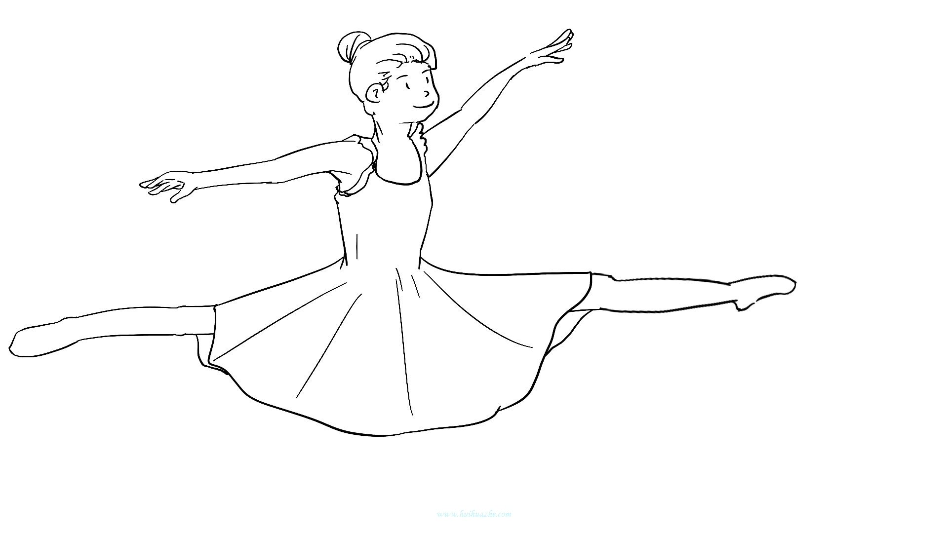 卡通女孩跳舞图片素材免费下载 - 觅知网