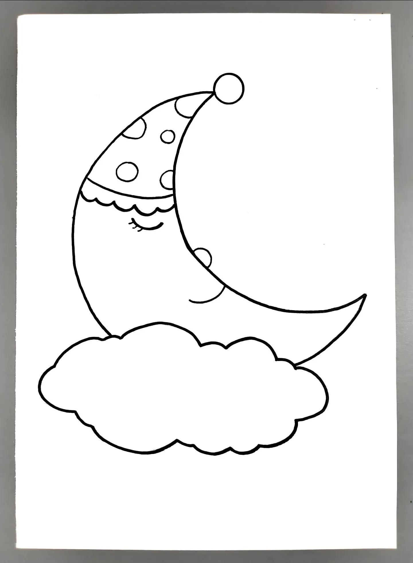 儿童8一12岁儿童美术画 好看简笔画月亮的画法步骤（儿童画简单画大全） - 有点网 - 好手艺