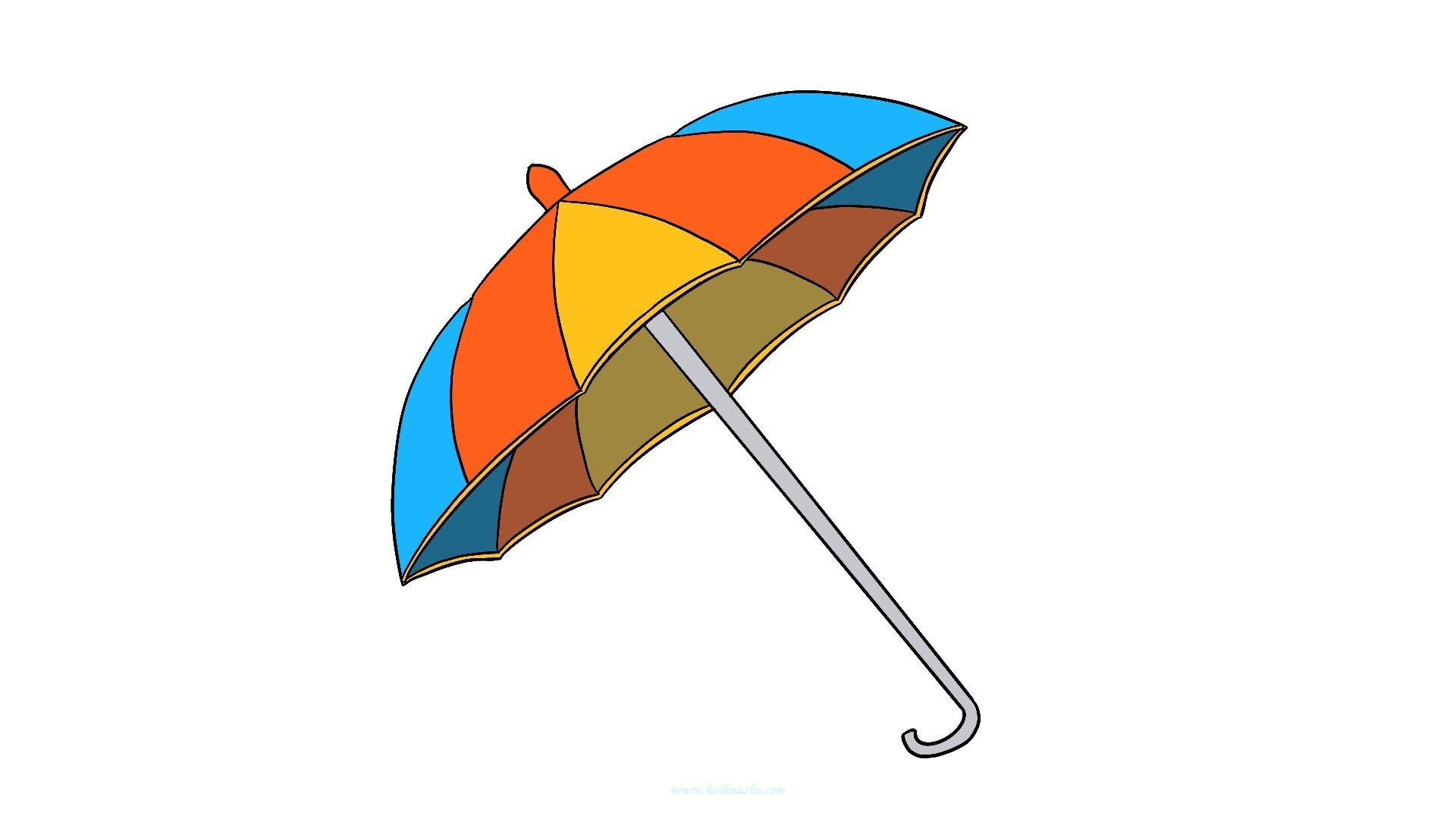 雨伞简笔画 雨伞简笔画 儿童简笔画 - 第 3 - 水彩迷