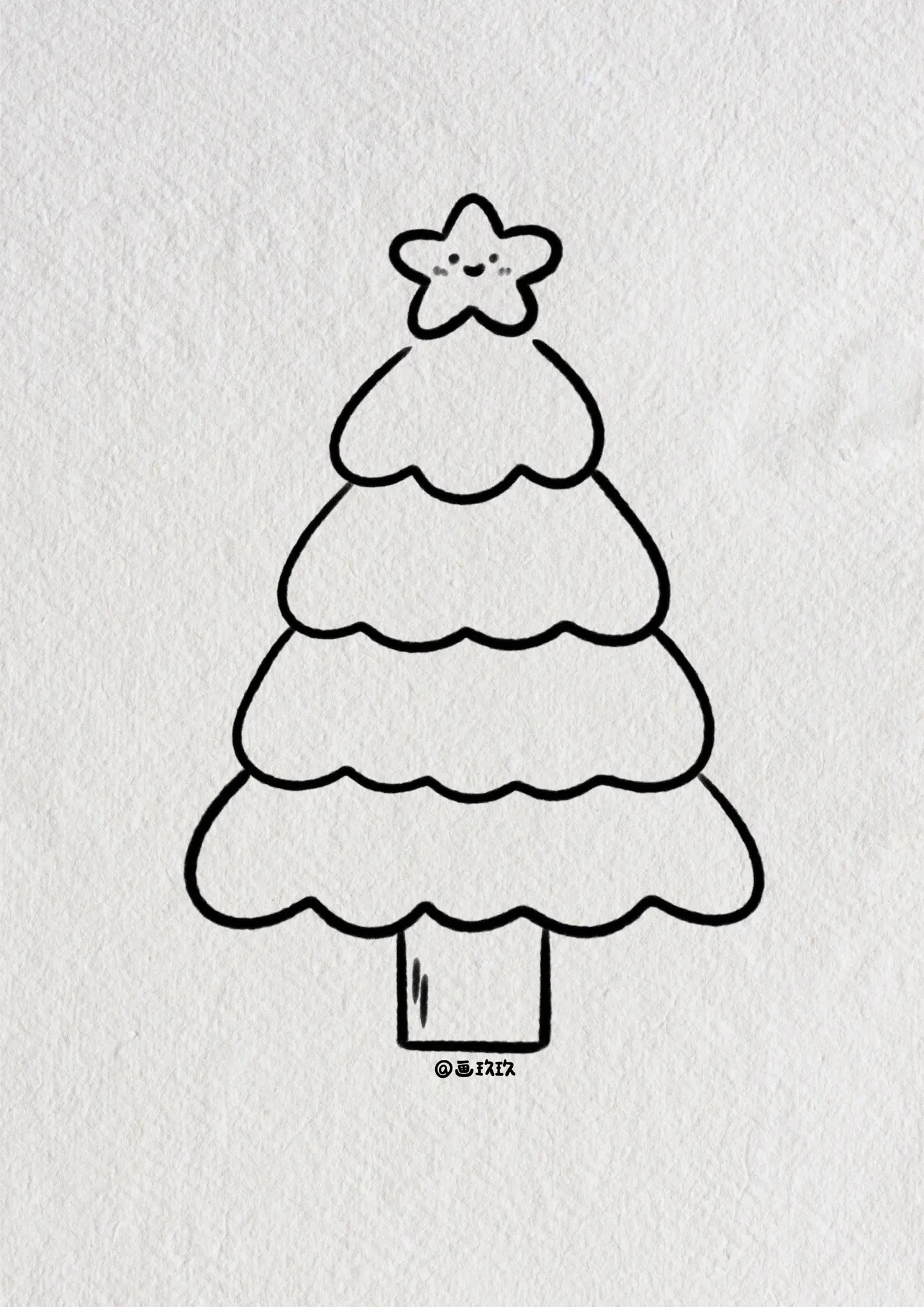 圣诞树简笔画图片素材-编号26384493-图行天下